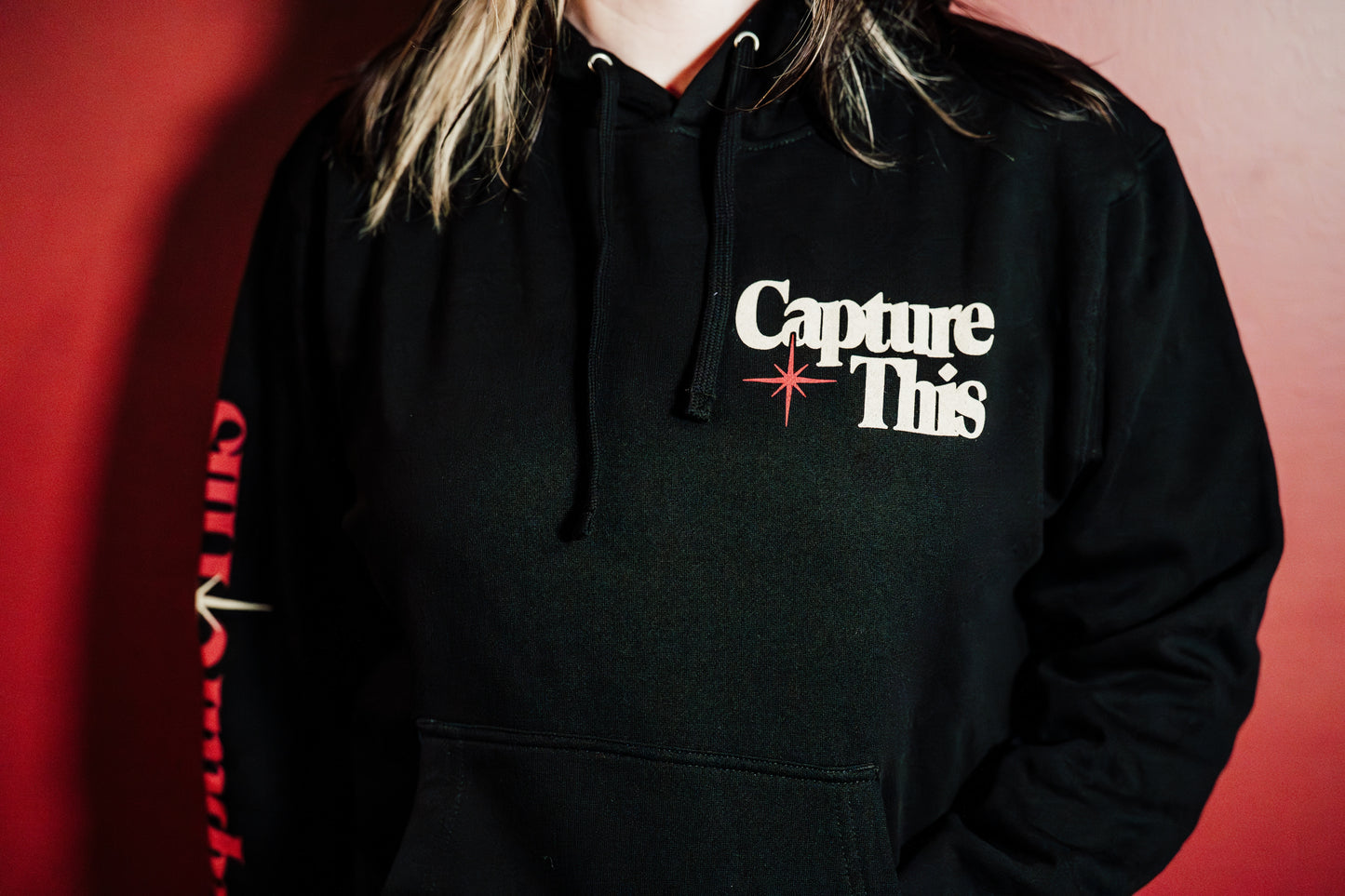 Hoodie - Floral Logo (Other Side)