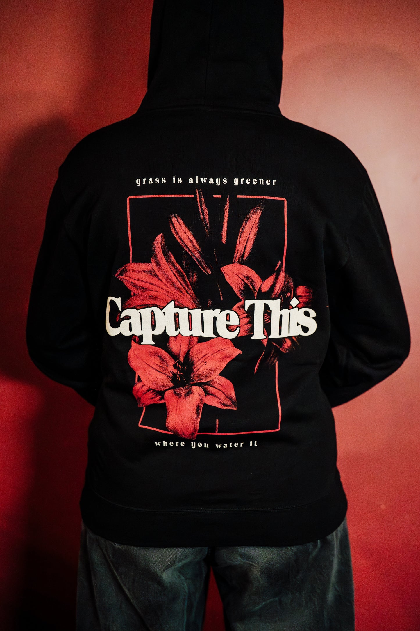 Hoodie - Floral Logo (Other Side)