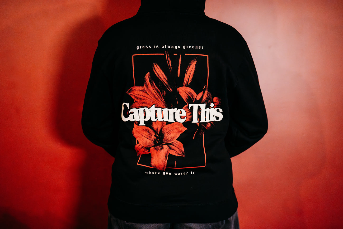 Hoodie - Floral Logo (Other Side)